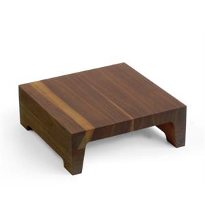 Buffetblokk M 325x325x115mm Valnøtt Heltre - Næringsmiddelgodkjent 